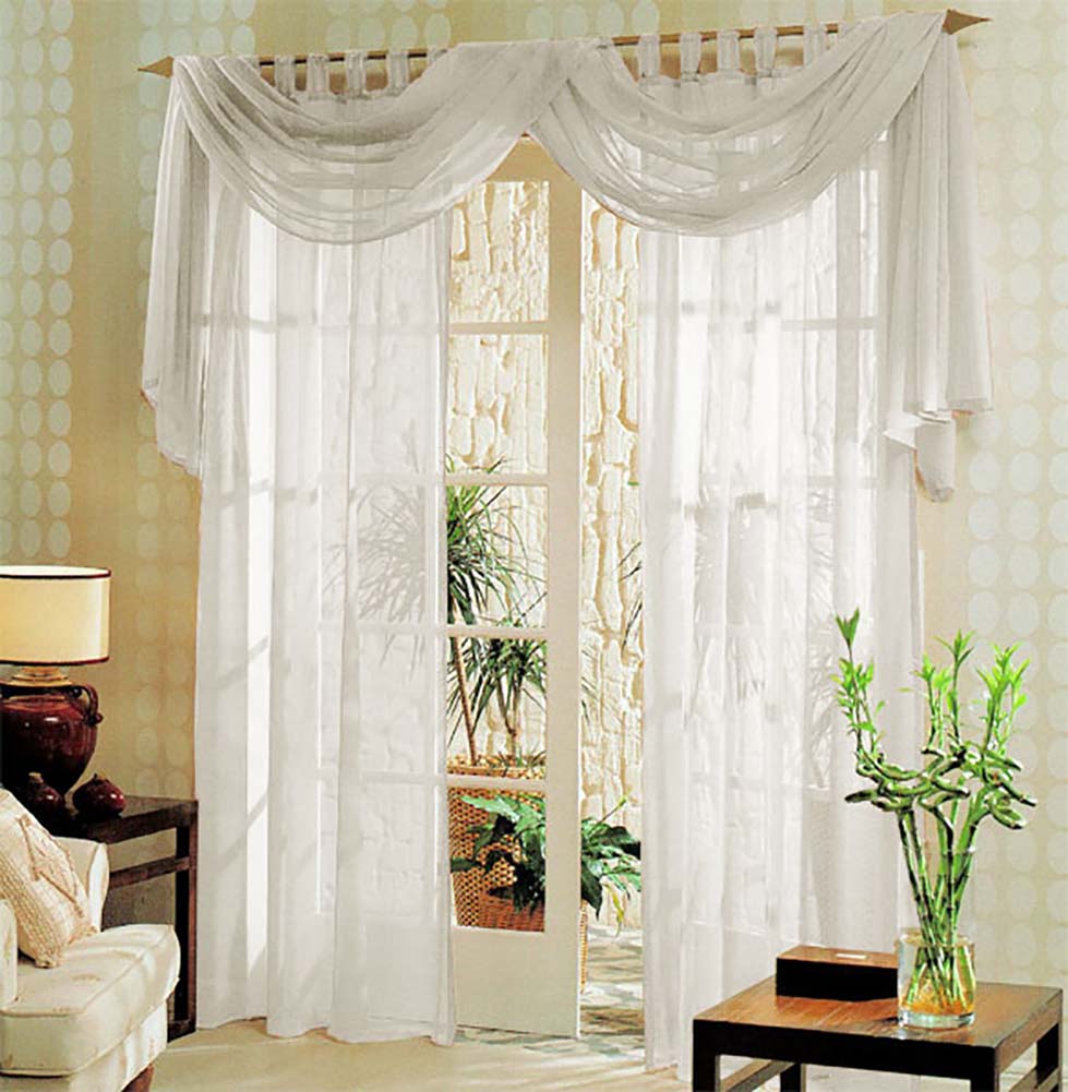 Voile komplett GARDINEN SET 3tlg.  60999