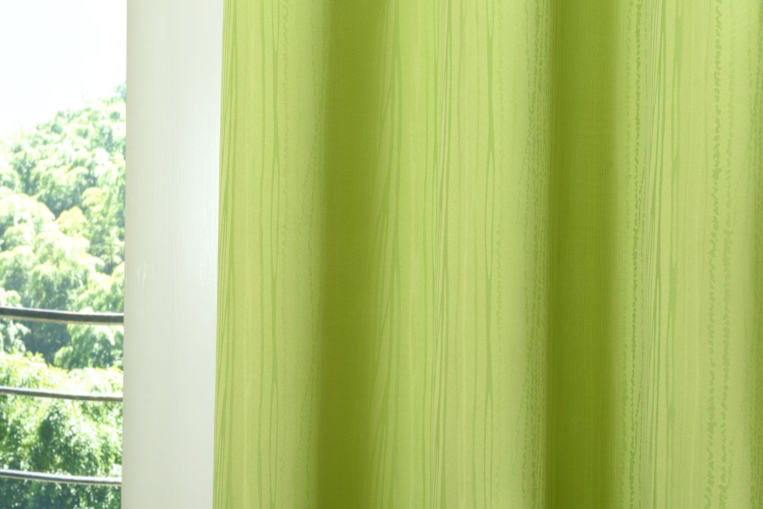 Vorhang Jacquard Deko Gardine Ösen feine Musterung blickdicht lichdurchlässig (Höhe x Breite cm) 20480