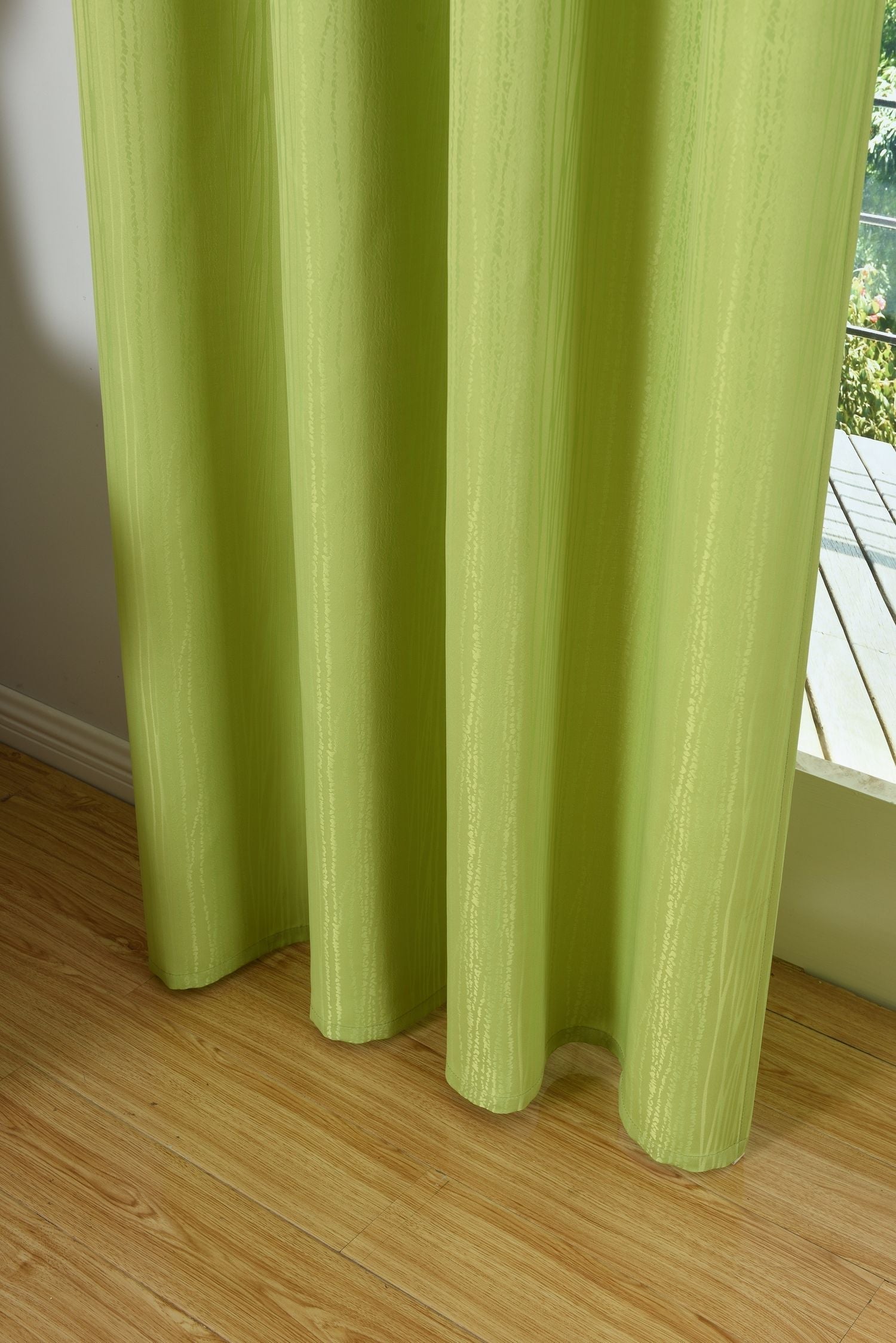 Vorhang Jacquard Deko Gardine Ösen feine Musterung blickdicht lichdurchlässig (Höhe x Breite cm) 20480