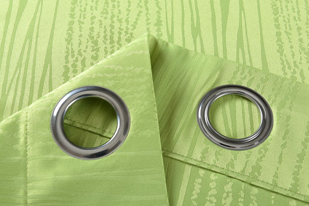Vorhang Jacquard Deko Gardine Ösen feine Musterung blickdicht lichdurchlässig (Höhe x Breite cm) 20480