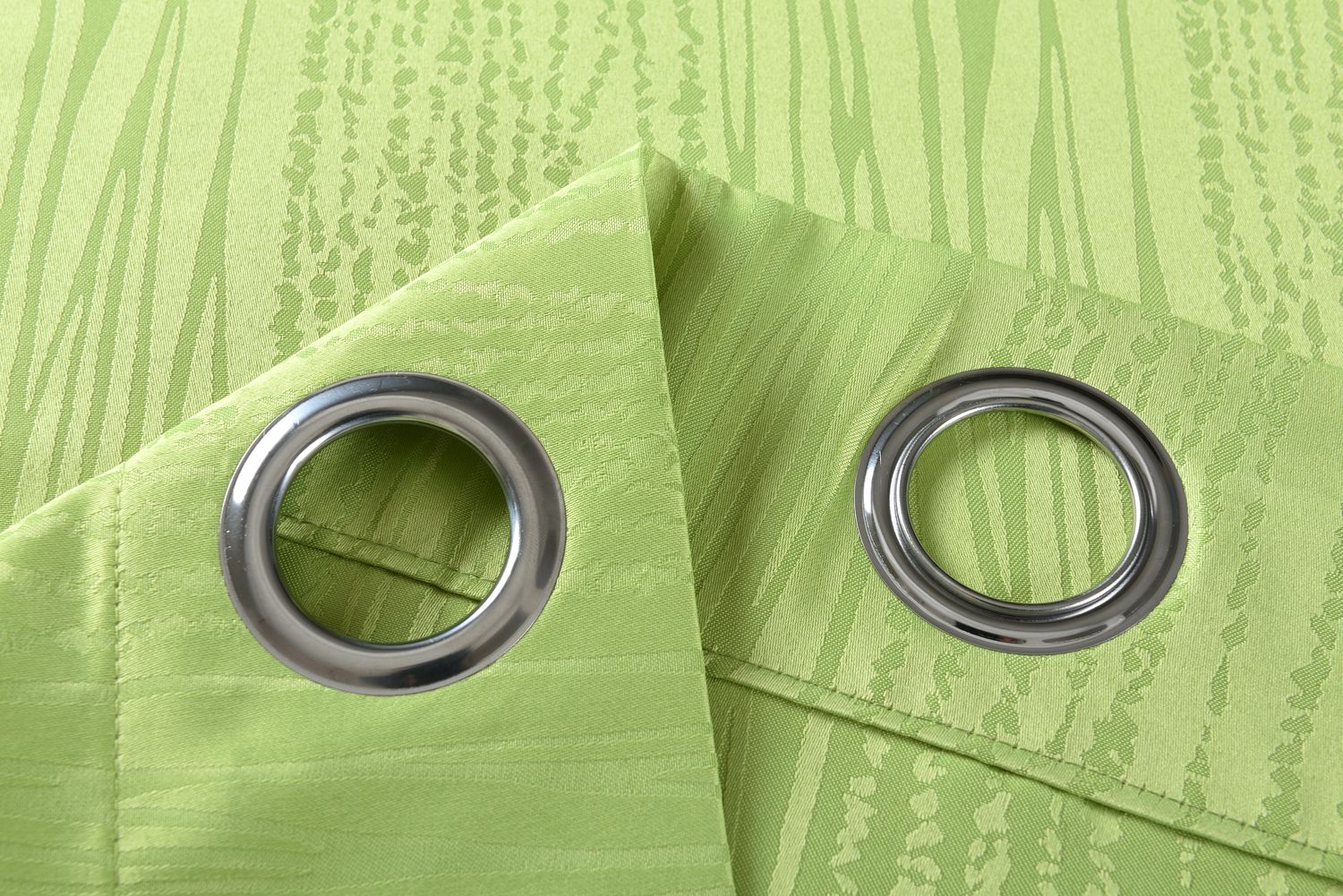 Vorhang Jacquard Deko Gardine Ösen feine Musterung blickdicht lichdurchlässig (Höhe x Breite cm) 20480