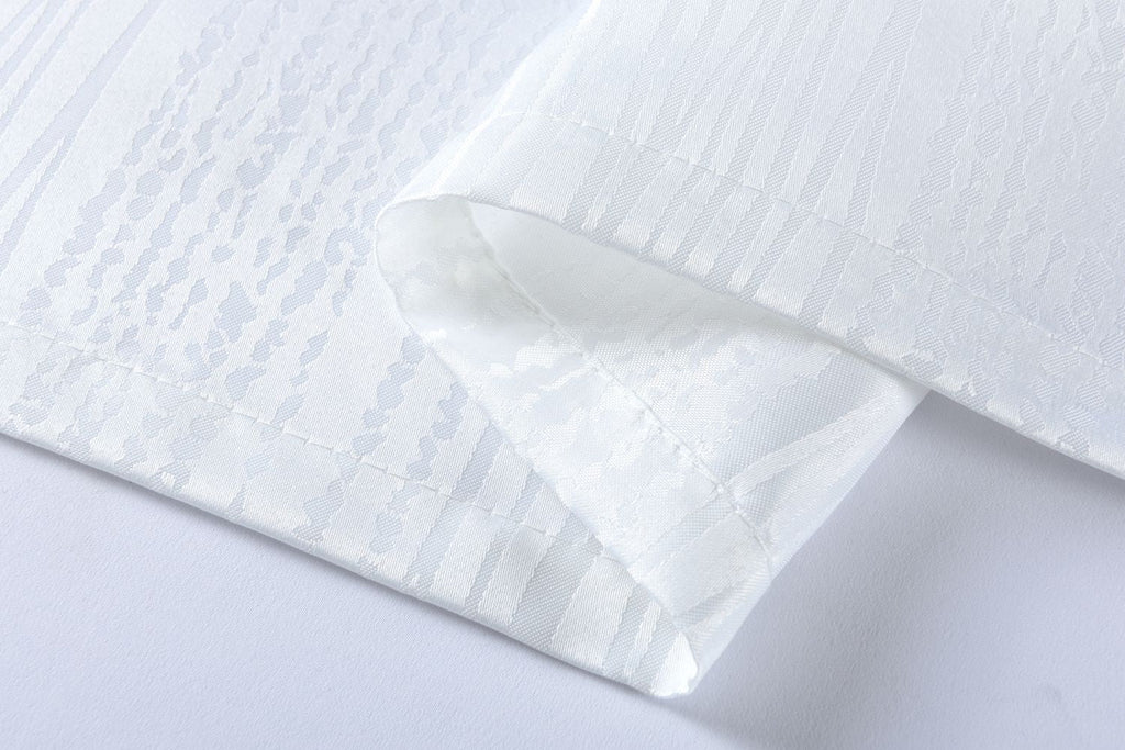 Vorhang Jacquard Deko Gardine Ösen feine Musterung blickdicht lichdurchlässig (Höhe x Breite cm) 20480