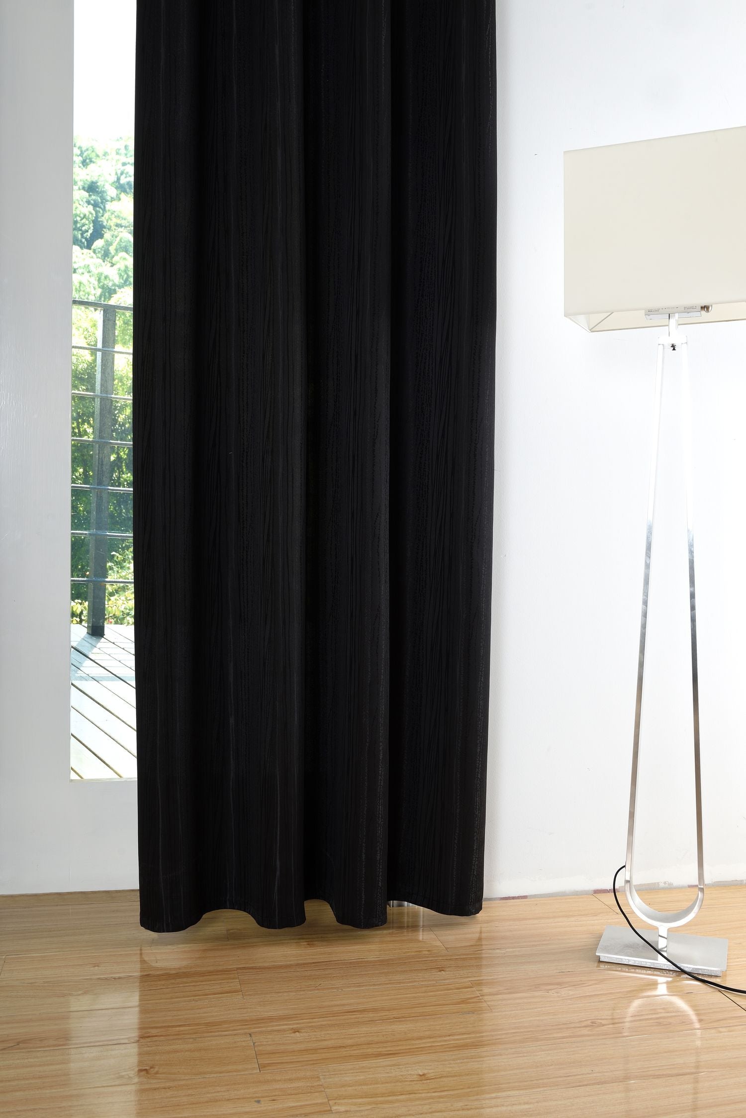 Vorhang Jacquard Deko Gardine Ösen feine Musterung blickdicht lichdurchlässig (Höhe x Breite cm) 20480