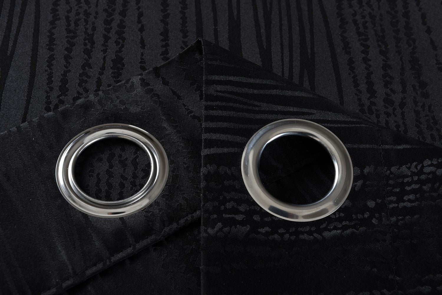 Vorhang Jacquard Deko Gardine Ösen feine Musterung blickdicht lichdurchlässig (Höhe x Breite cm) 20480