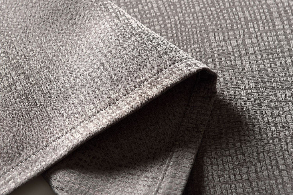 Vorhang Jacquard Deko Gardine verdeckte Schlaufen feine Musterung Universalband blickdicht lichtdurchlässig (Höhe x Breite cm) 20465