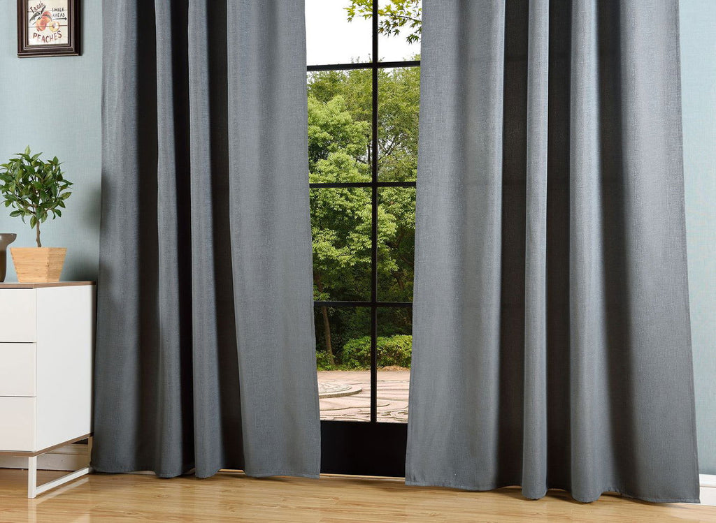 Vorhang Jacquard Deko Gardine verdeckte Schlaufen feine Musterung Universalband blickdicht lichtdurchlässig (Höhe x Breite cm) 20465