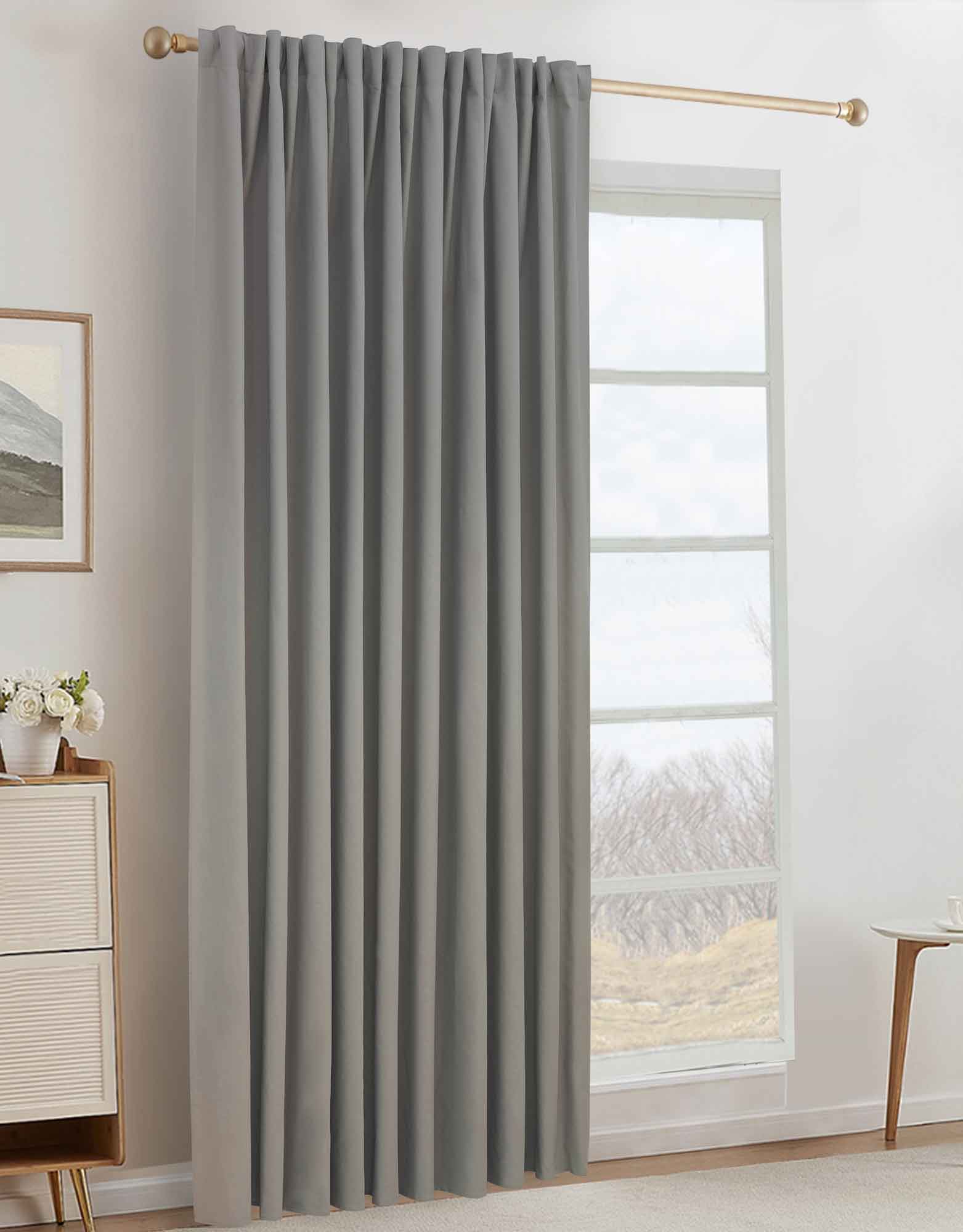 Vorhang Thermo »Orlando« 100% Baumwolle 220gr./m² incl. Bügelband leicht kürzbar 2022600ama