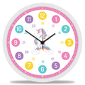 Wanduhr Kinder Einhorn - mit UV Druck