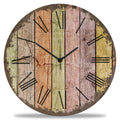 Wanduhr aus Holz Wood Cocktail - mit UV Druck