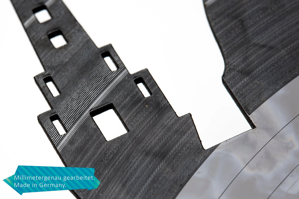 Wanduhr aus Vinyl Skyline Wien 2017