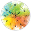 Wanduhr aus Holz Splash Love - mit UV Druck