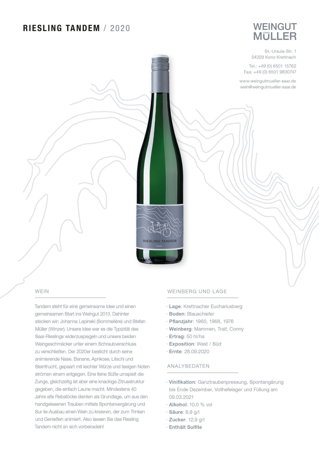 Leonardo Weinglas "Alles Gute zum Geburtstag" inkl. bedruckter Holzkiste + Riesling Tandem