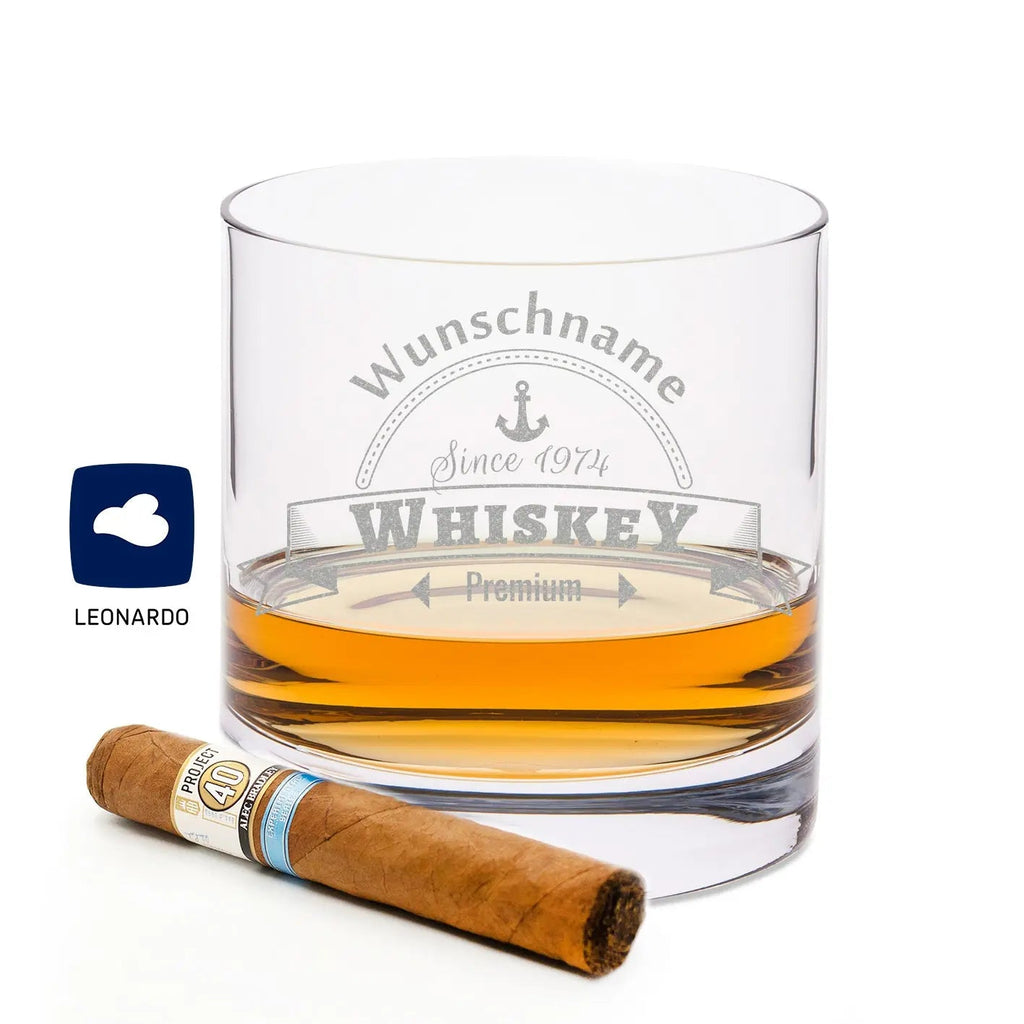 Leonardo Whiskyglas mit Gravur "Heimathafen"