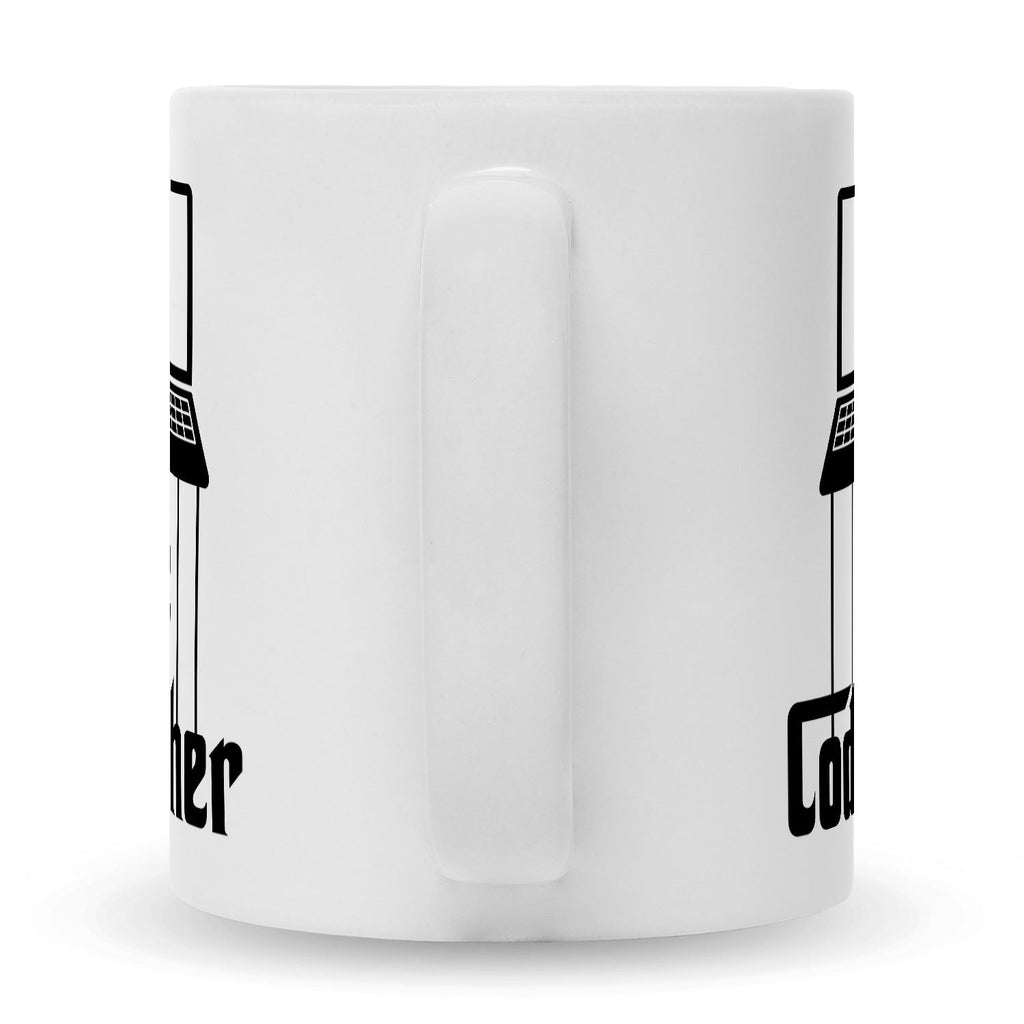 Bedruckte Tasse mit Spruch - The Codefather