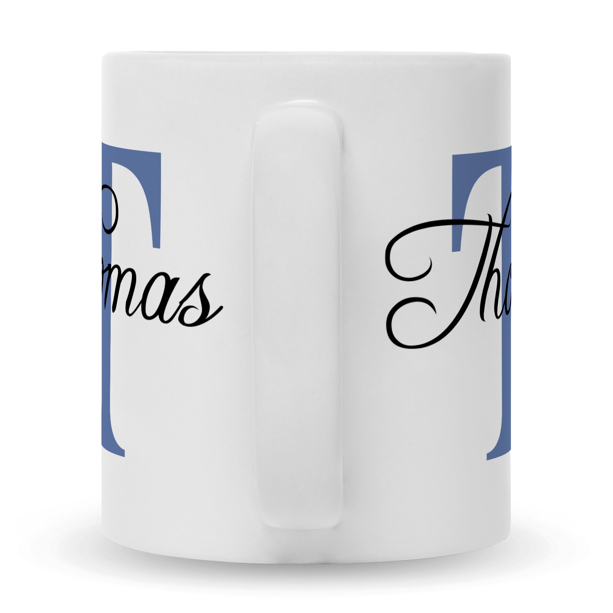 Bedruckte Tasse mit Initialen und Namen