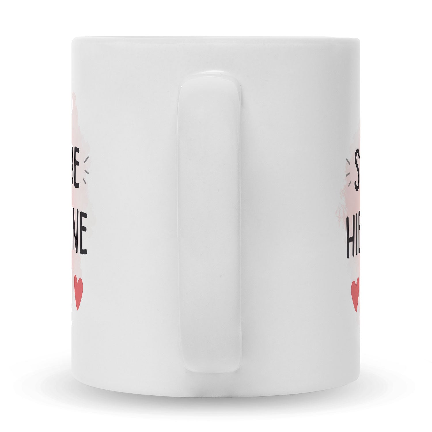 Bedruckte Tasse mit Spruch Wird scheiße ohne dich