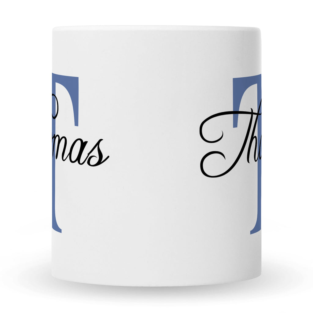 Bedruckte Tasse mit Initialen und Namen