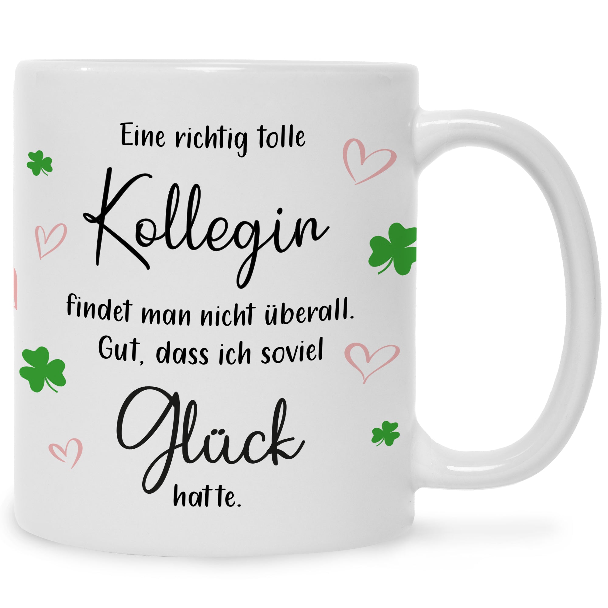Bedruckte Tasse mit Spruch Tolle Kollegin