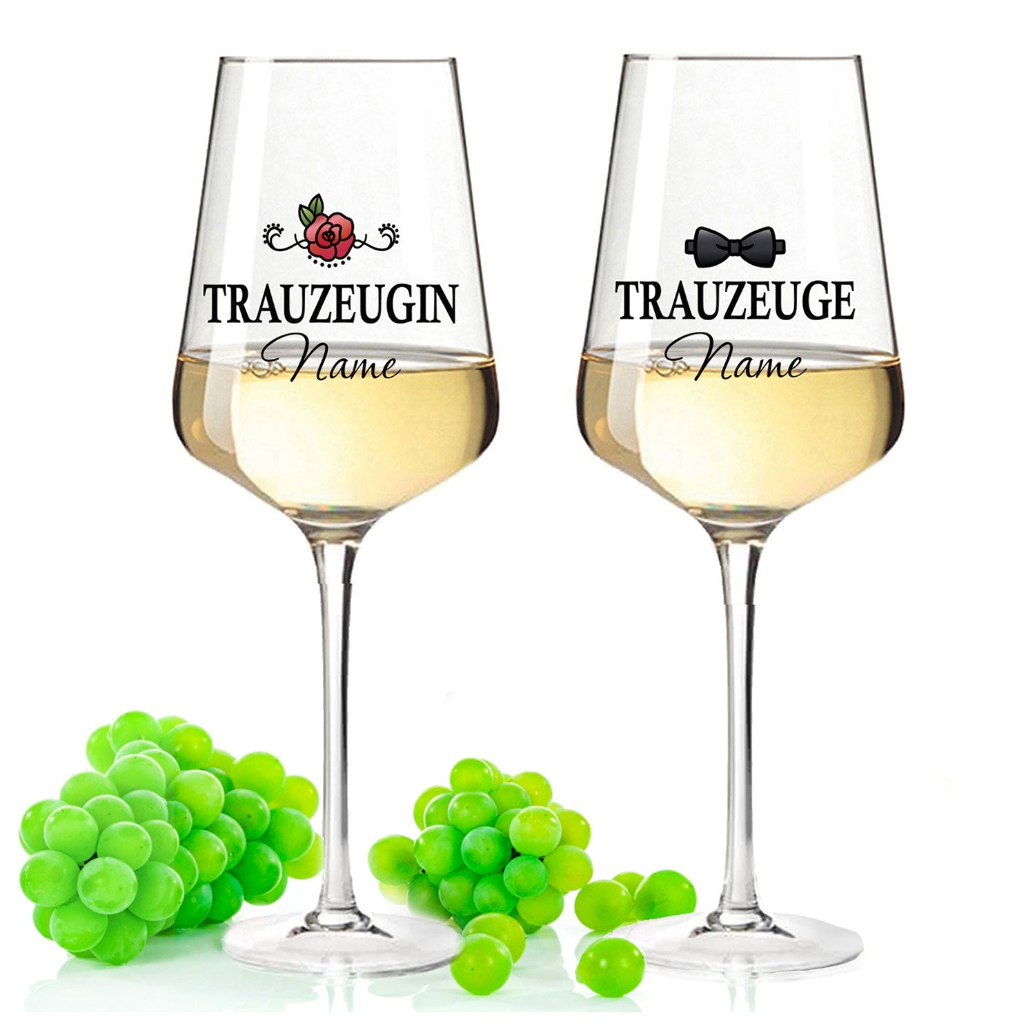 Leonardo Weinglas mit Gravur "Trauzeugin"