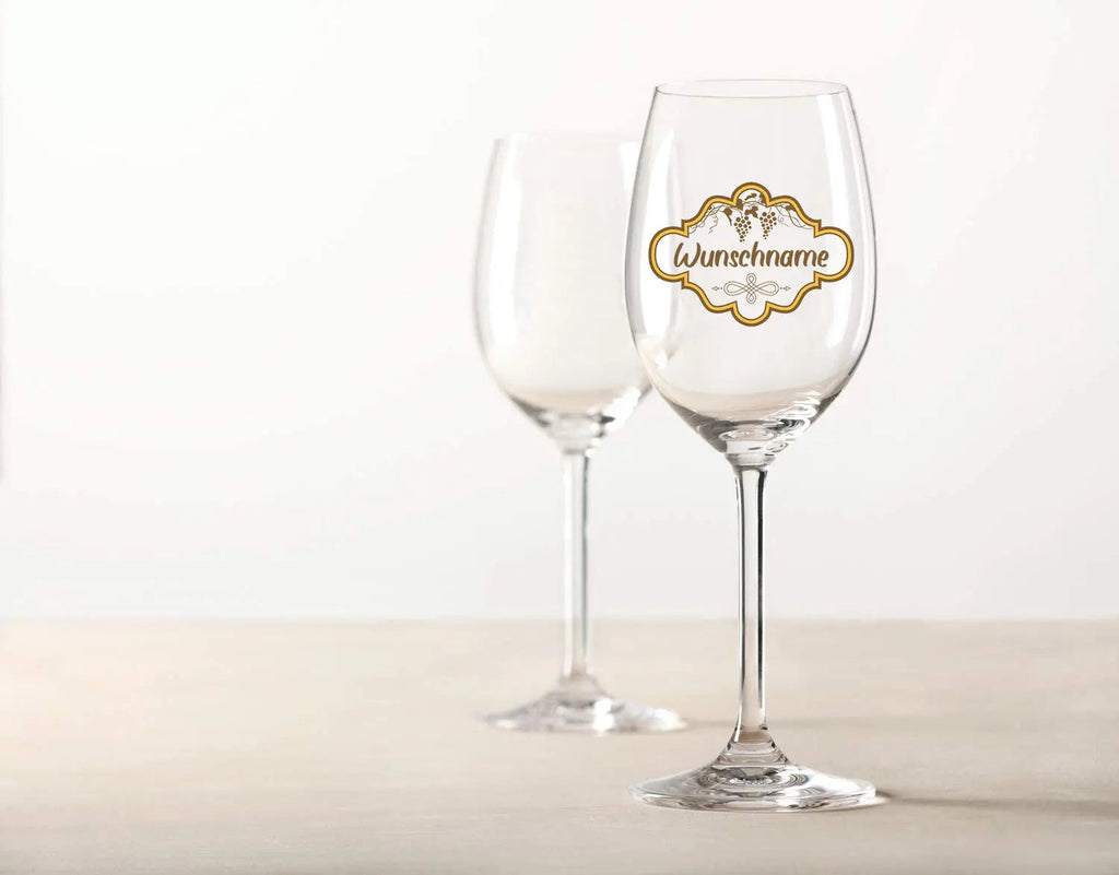Leonardo Weinglas "Weinranke" mit Namen Gravur