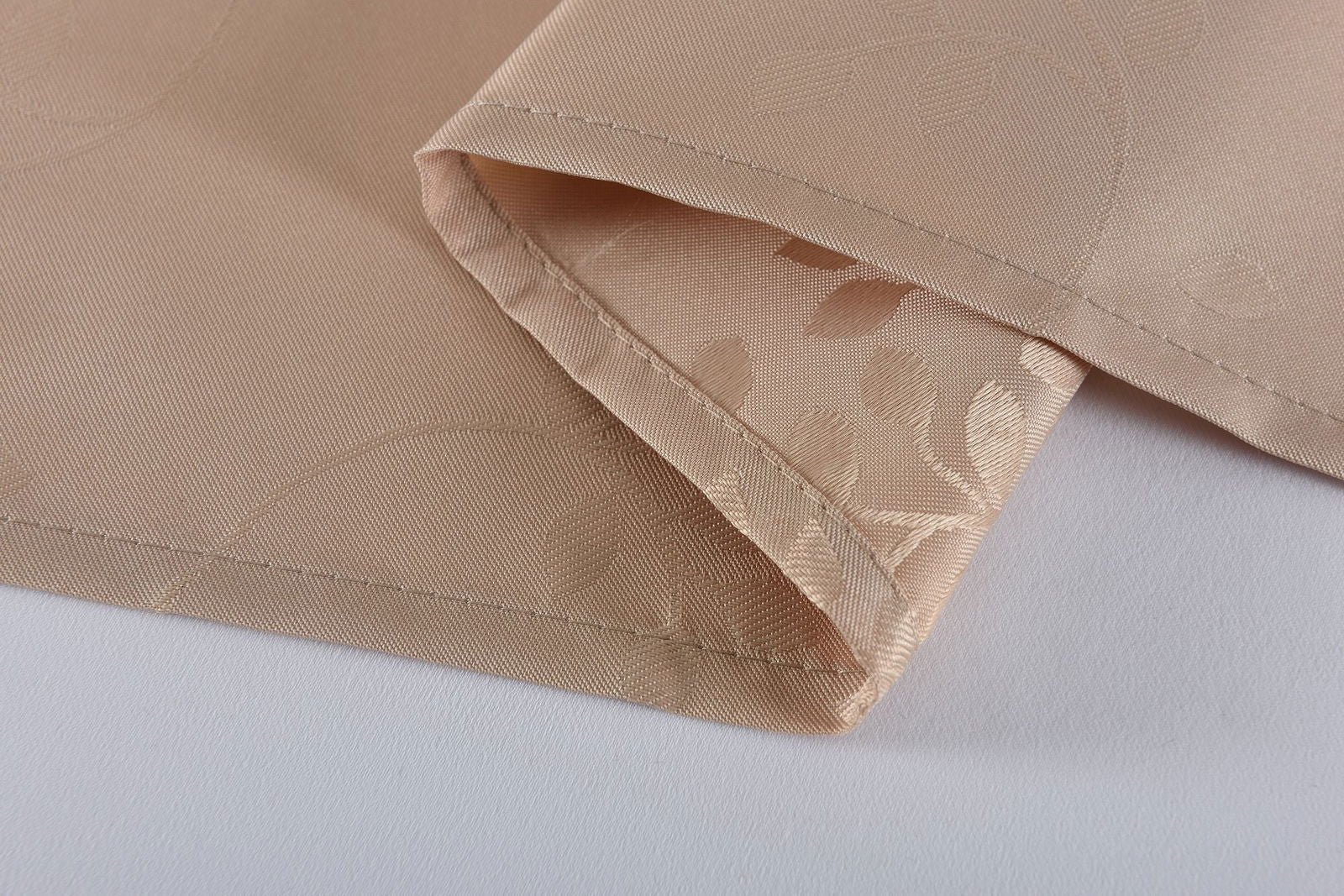 Yasmin Damast Gardinen Set, 5 Teile, eingenähtes Kräuselband bewährte Jacquard Qualität, blickdicht 20107