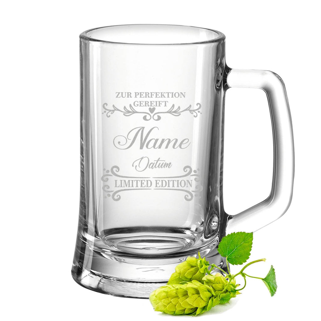 Montana Bierkrug mit Gravur "Zur Perfektion gereift"