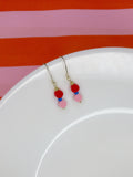 Color Treats Ohrringe Bubblegum mit gold filled Elementen