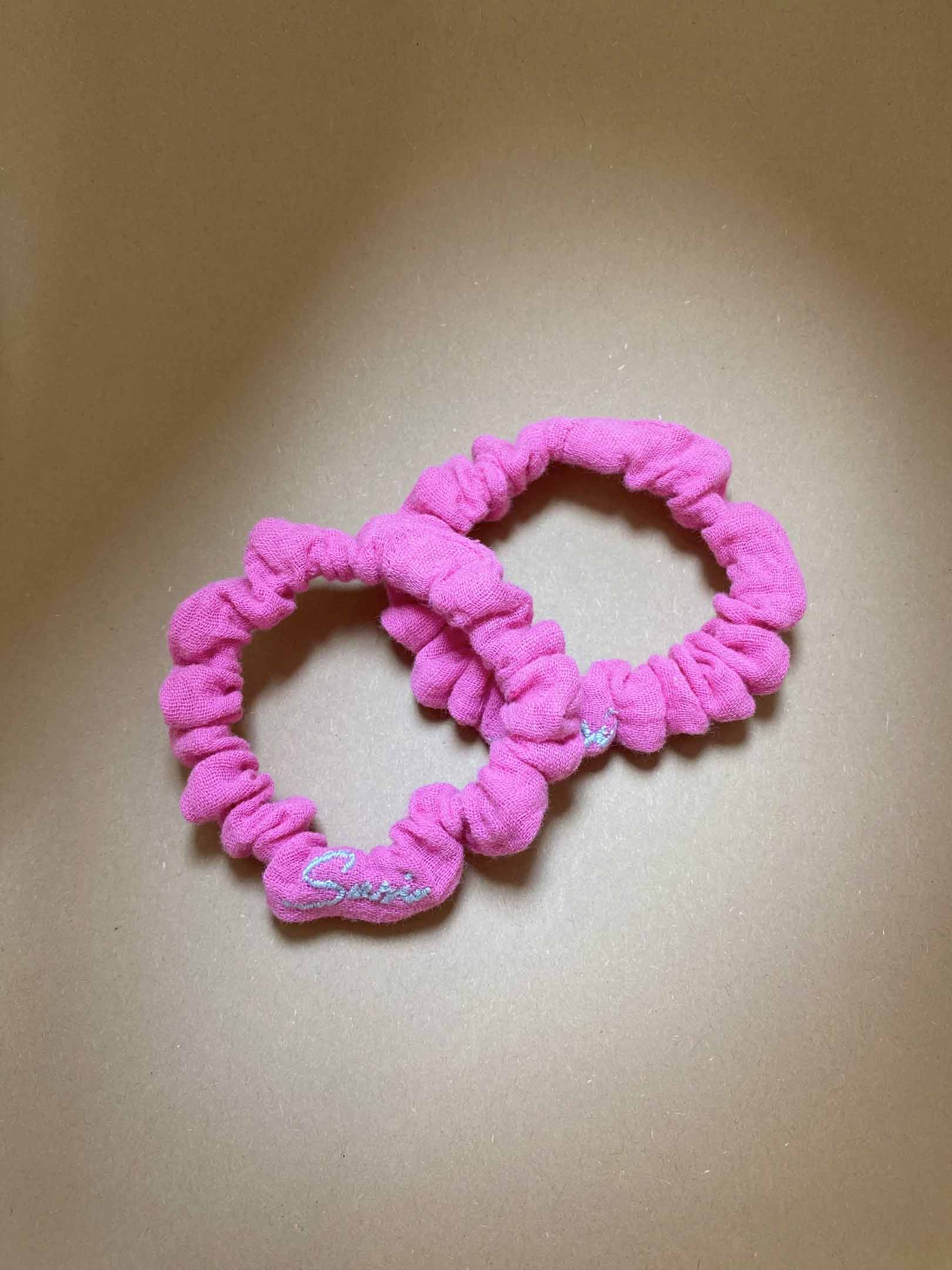 Hair Tie Ease Flamingo Embroidered
