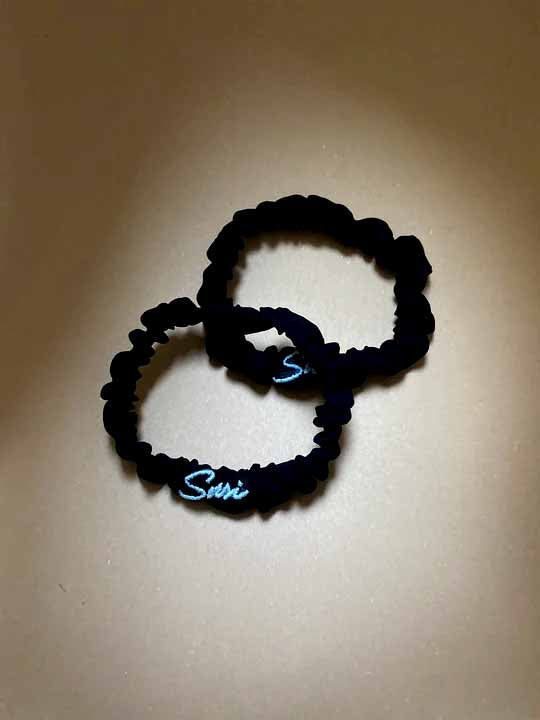 Hair Tie Rebirth Nightfall Embroidered