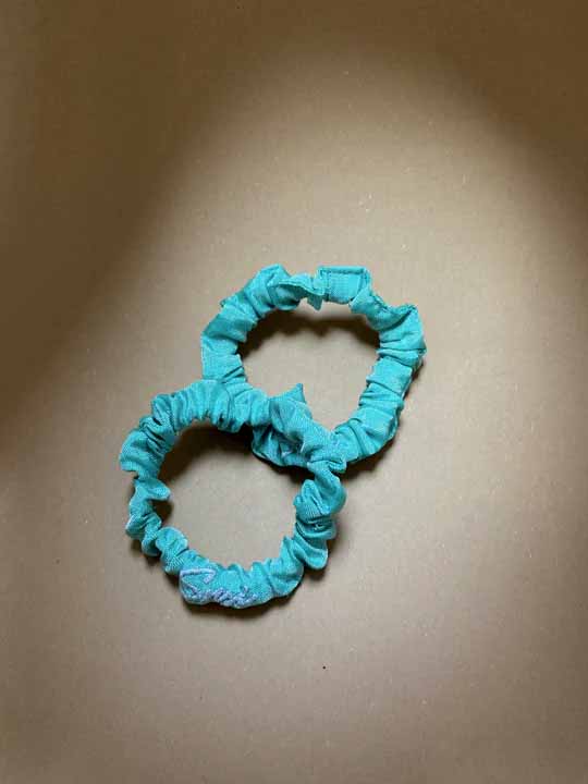 Hair Tie Rebirth Silky Sea Embroidered
