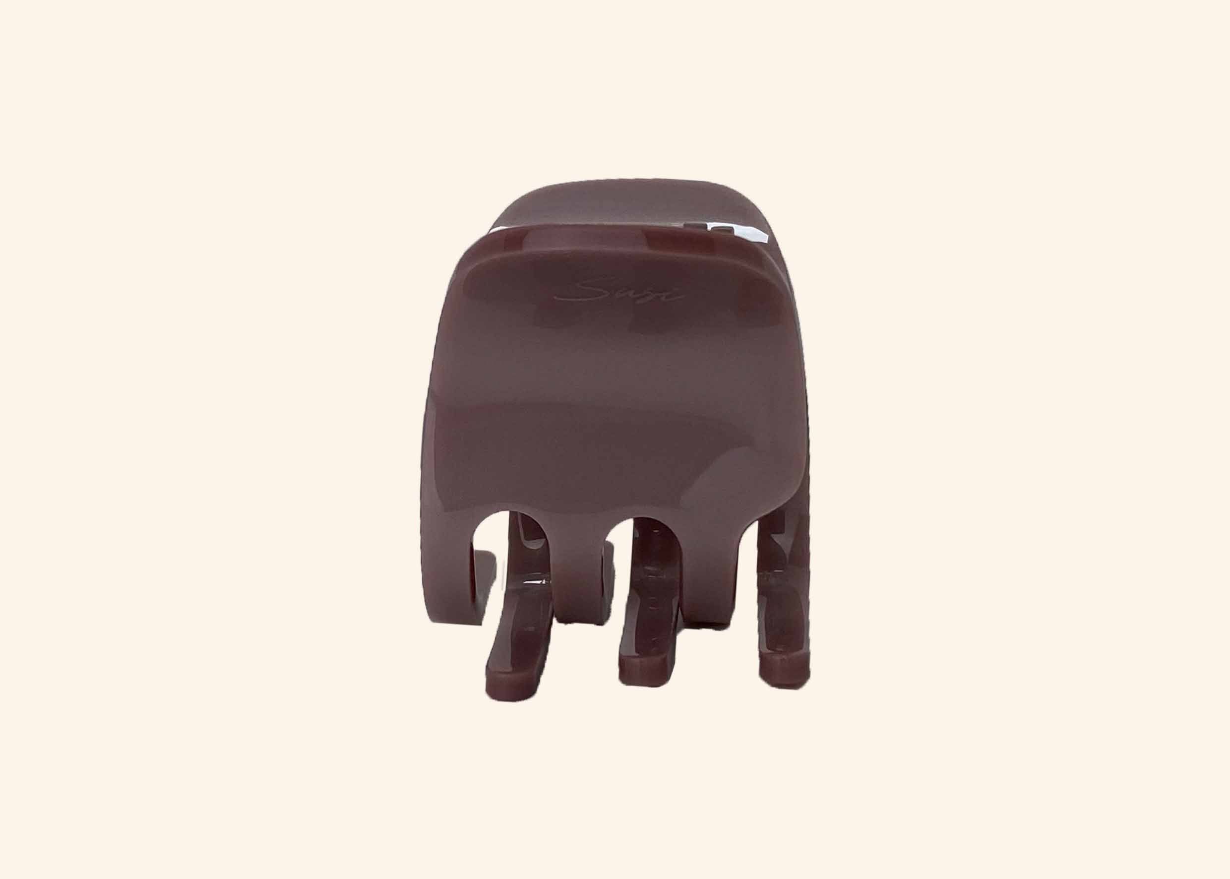 Daily Hair Clip Rose Brown