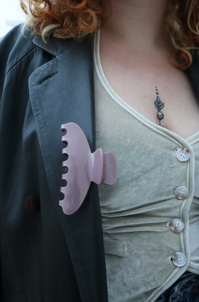 Hope Hair Clip Rose Brown