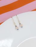 Color Treats Ohrringe Ostsee mit gold filled Elementen