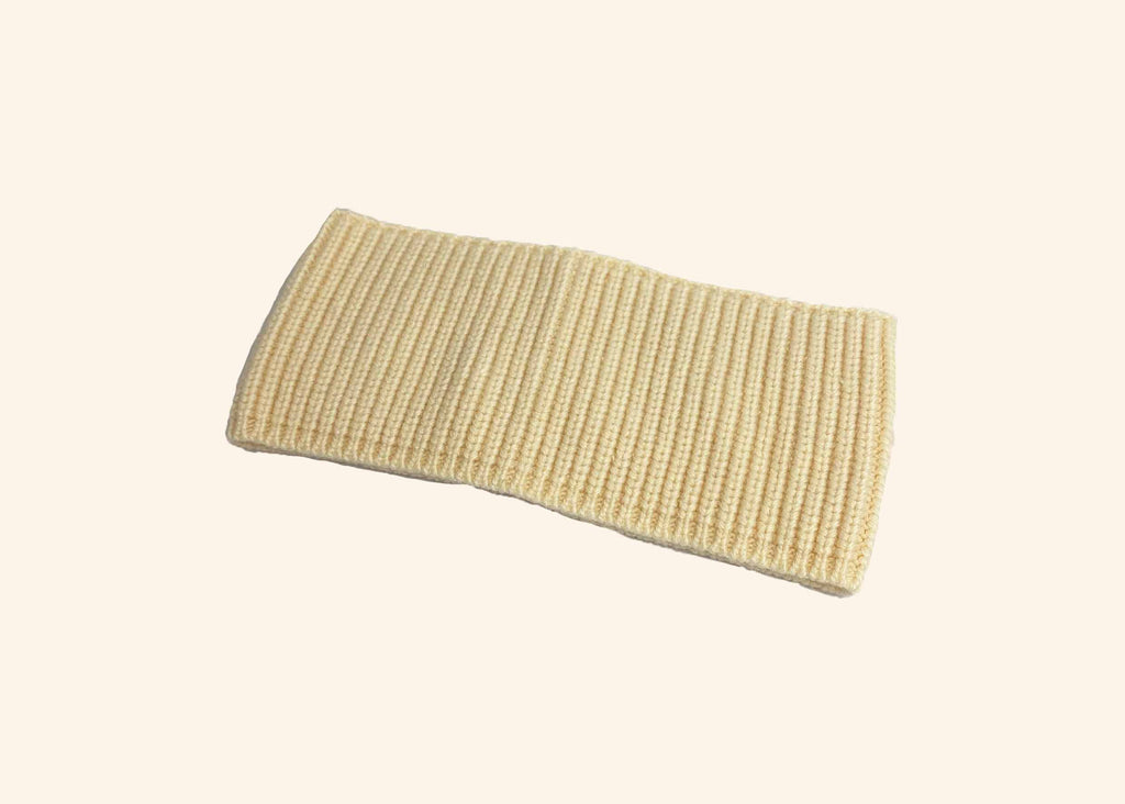 Headband Cream | Premium Cashmere Blend | Sustainable & Warm Knit
