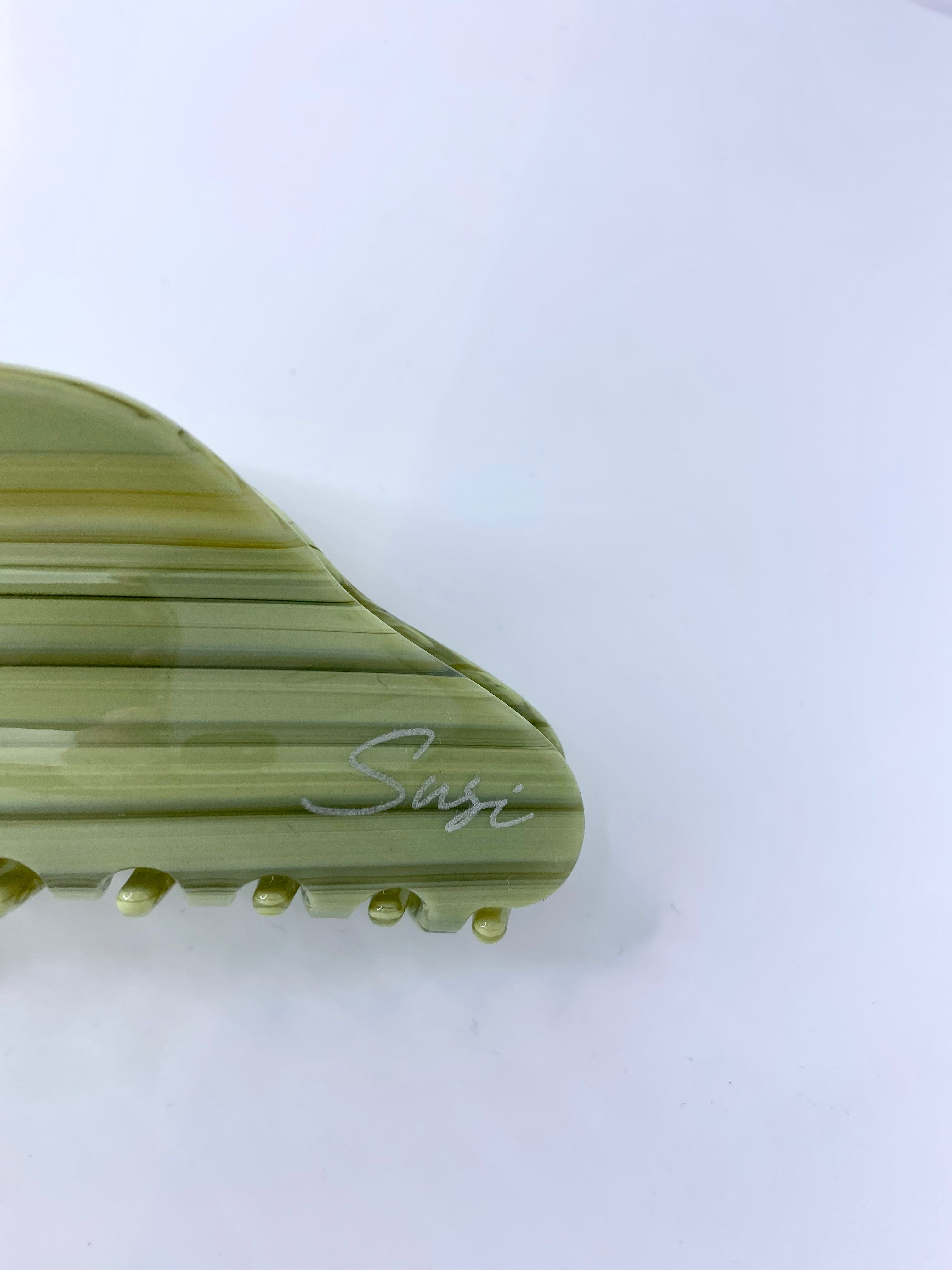 Cloud Hair Clip Lime