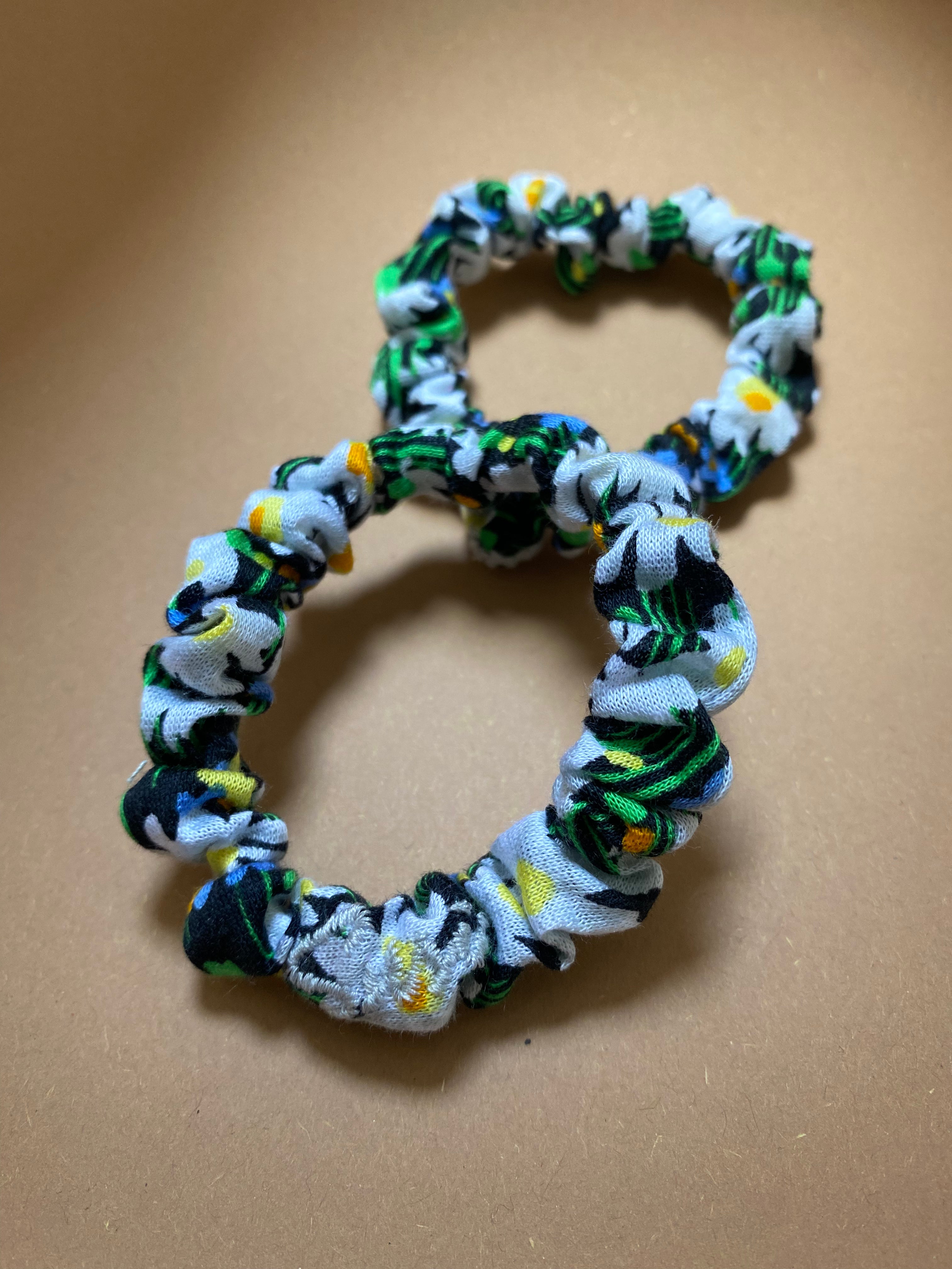 Hair Tie Rebirth Daisy Embroidered