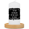 Kleine Kerze mit Spruch "Im Einklang mit mir selbst"