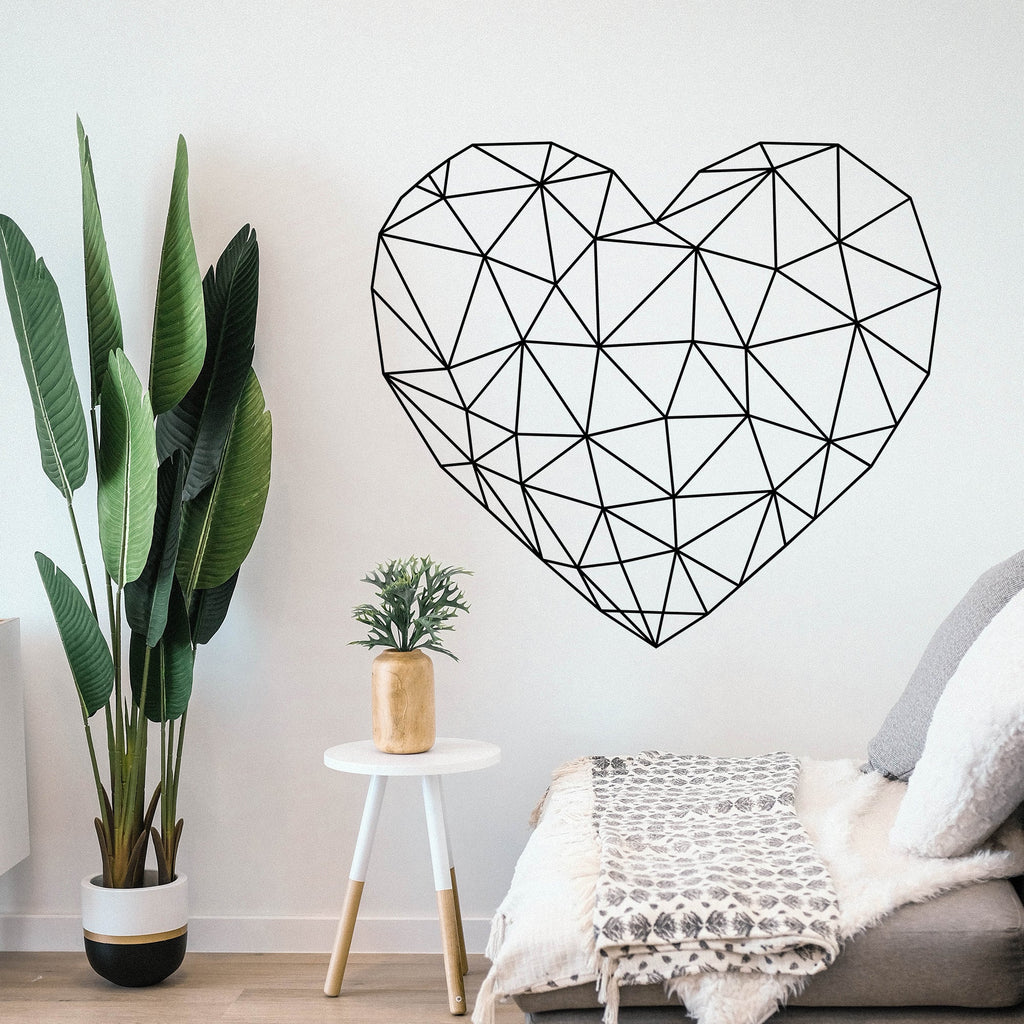 Wandtattoo "Herz Design" für Wohn- & Schlafzimmer