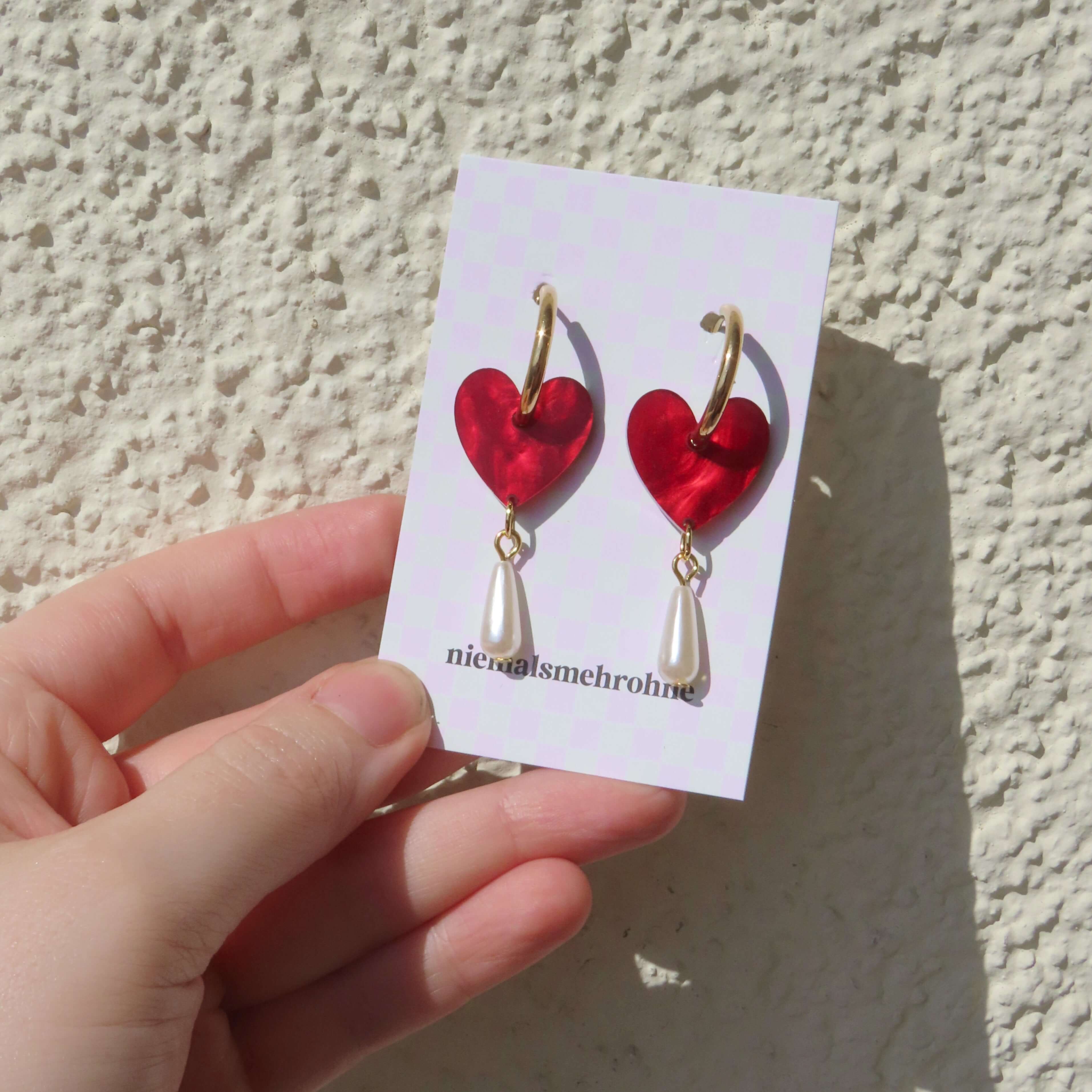 Endlessly in Love Creolen - Herz Ohrringe