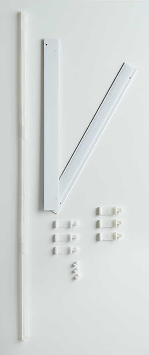 2er Set Flächenvorhänge Verdunkelung Schiebegardinen »Milano« Samt blickdicht Blackout Paneelwägen Beschwerungsstangen 203571-2