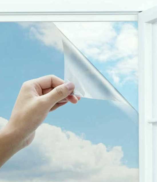 Fensterfolie selbsthaftend Sichtschutzfolie Anti-UV statische Haftung Folie selbstklebend 201916000