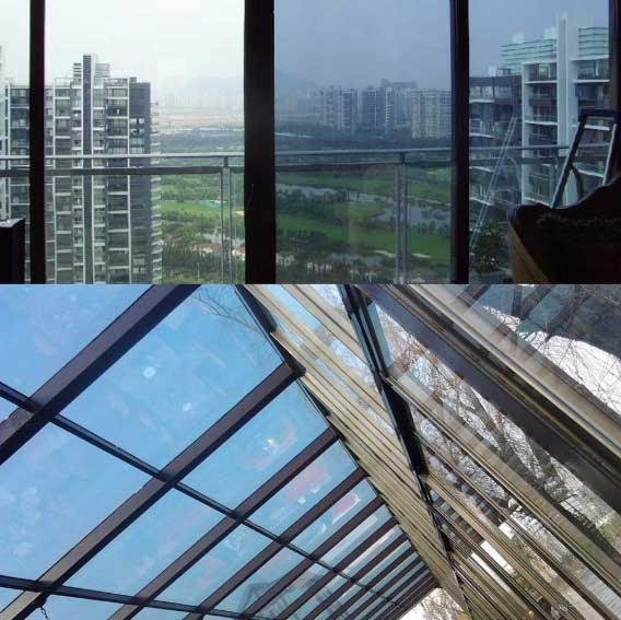 Fensterfolie selbsthaftend Sichtschutzfolie Anti-UV statische Haftung Folie selbstklebend 201916000