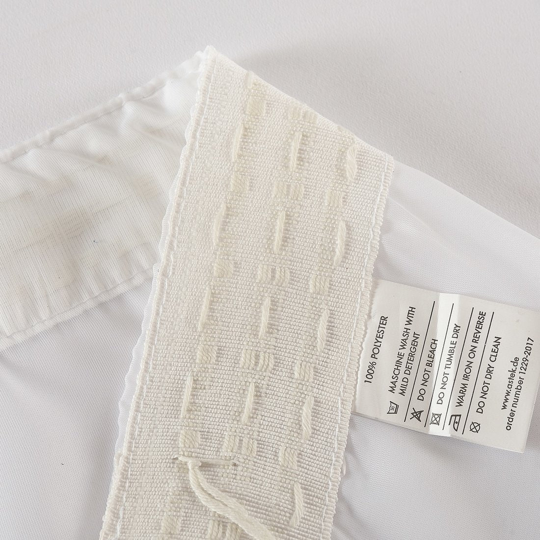 Gardinen Store »UNI« Voile transparent mit Kräuselband Tunneldurchzug Bleibandabschluss 610011