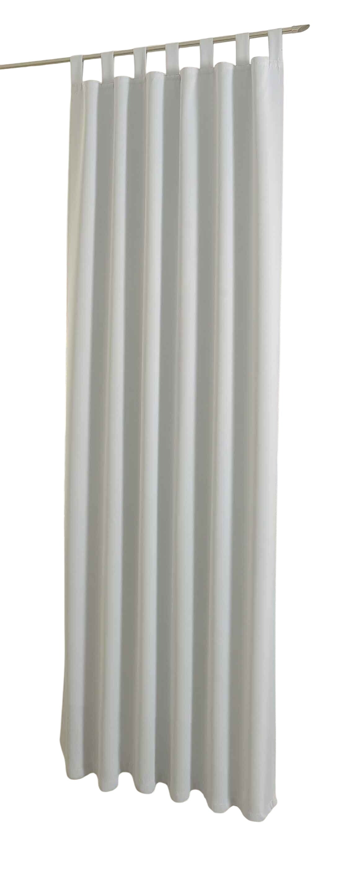 Verdunkelungsvorhang Schlaufen »Stein« HxB 245x135 cm Stein Blackout Matt Uni Kräuselband 20610X