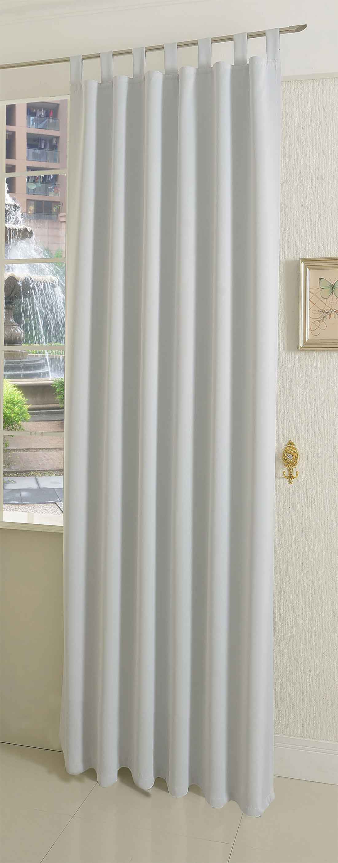 Verdunkelungsvorhang Schlaufen »Stein« HxB 245x135 cm Stein Blackout Matt Uni Kräuselband 20610X